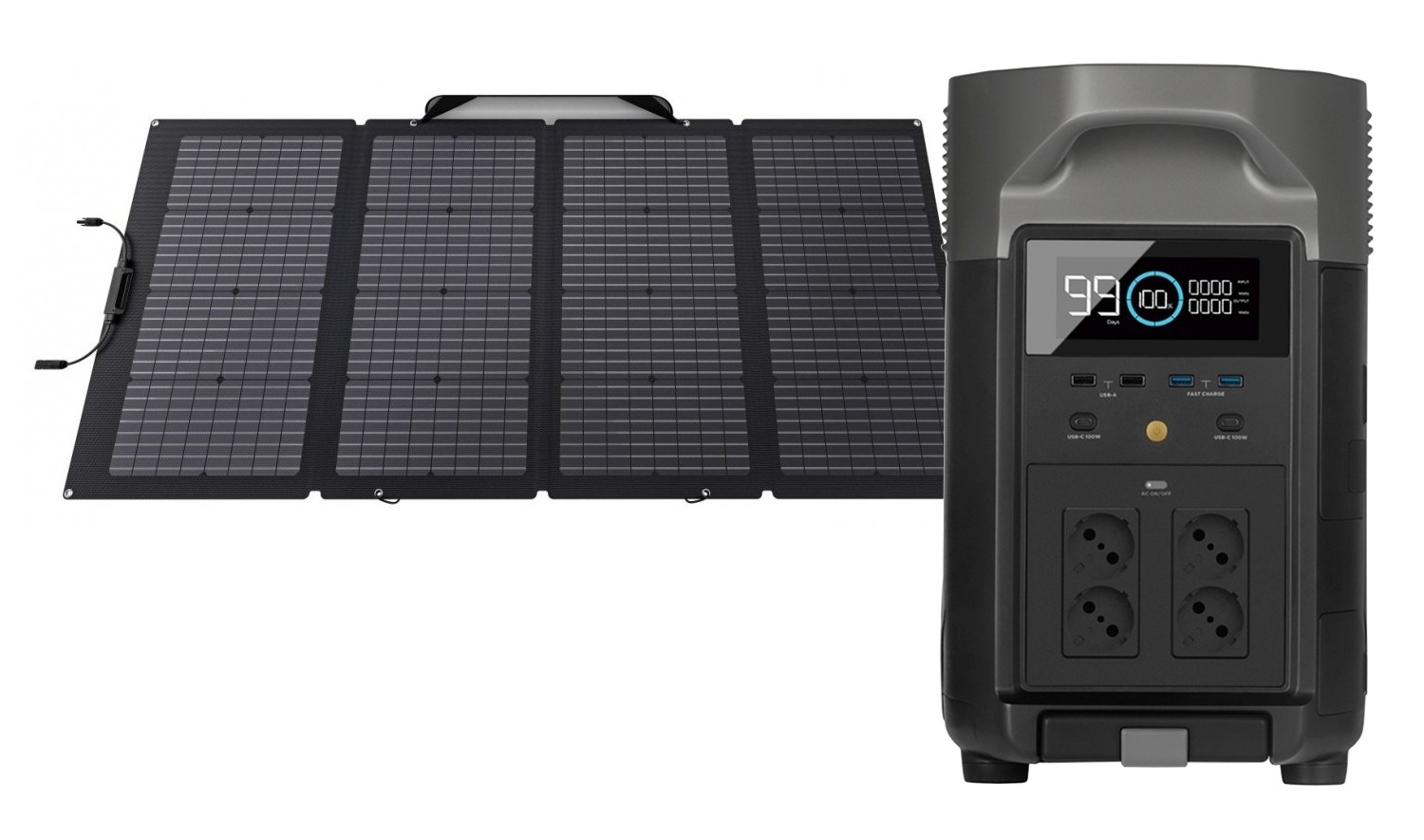 EcoFlow DELTA Pro EU + 220W solar panel