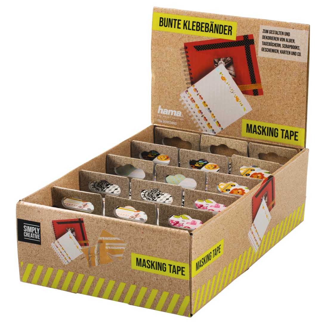 Hama 3860 Masking Tapes Set of 3