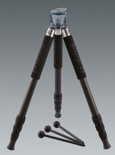 Novoflex Carbon tripod with 4 segments + tripod bag