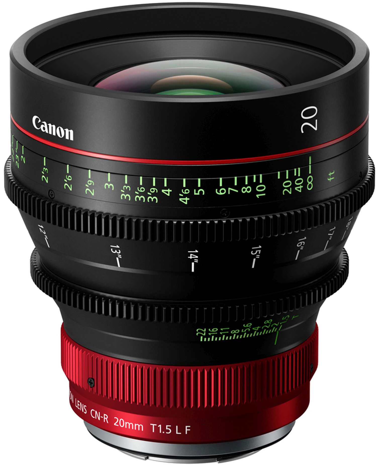 Canon CN-R 20mm/T1,5 L F (Feet) RF Prime Objektiv