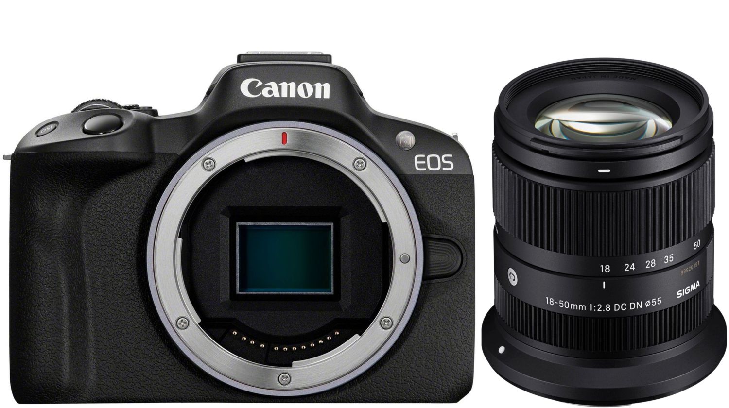 Canon EOS R50 + Sigma 18-50mm f2,8 RF-Mount