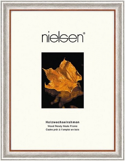Nielsen Derby Holzrahmen 6635002 20x30 silber