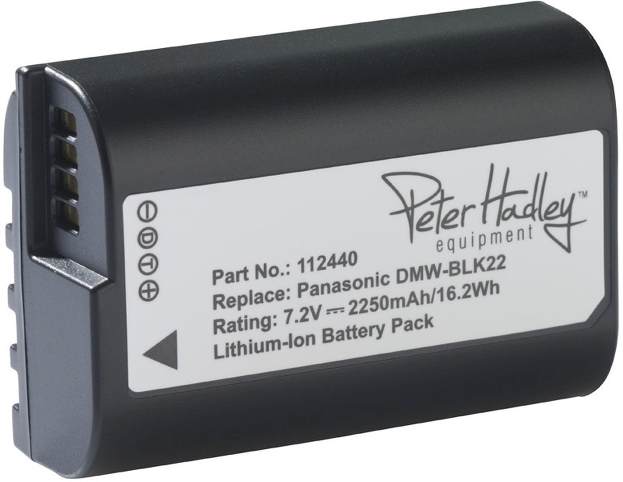 Peter Hadley Batterie Panasonic DMW-BLK22