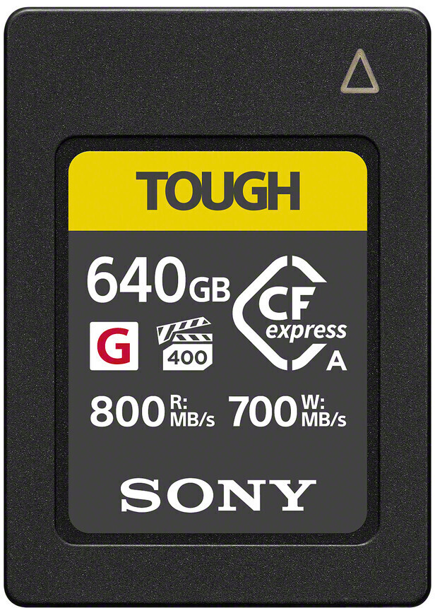 Sony CFexpress 640GB Type A 800MBs / 700 MBs