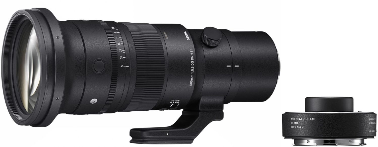 Sigma 500mm f5.6 DG DN OS (S) L-Mount + 1.4x teleconverter TC-1411