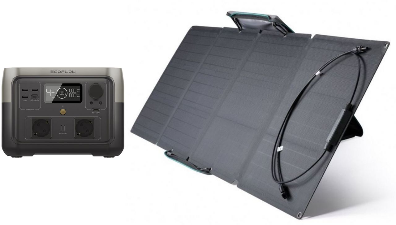 Accessories  Ecoflow River 2 Max + 110W solar panel