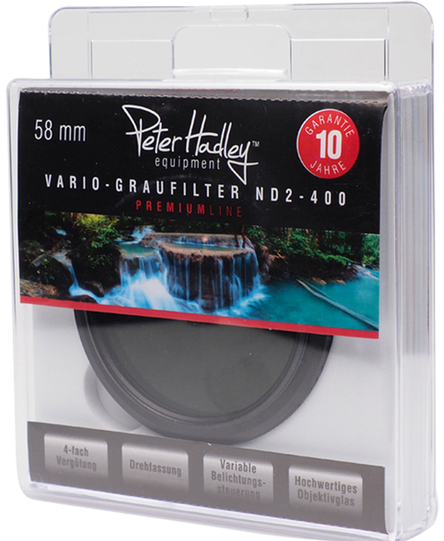 Peter Hadley Vario-Graufilter 58mm 4-fach vergütet