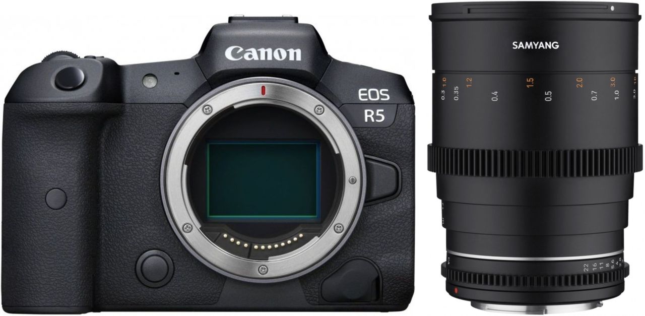 Canon EOS R5 + Samyang MF 85mm T1,5 VDSLR MK2 Canon RF