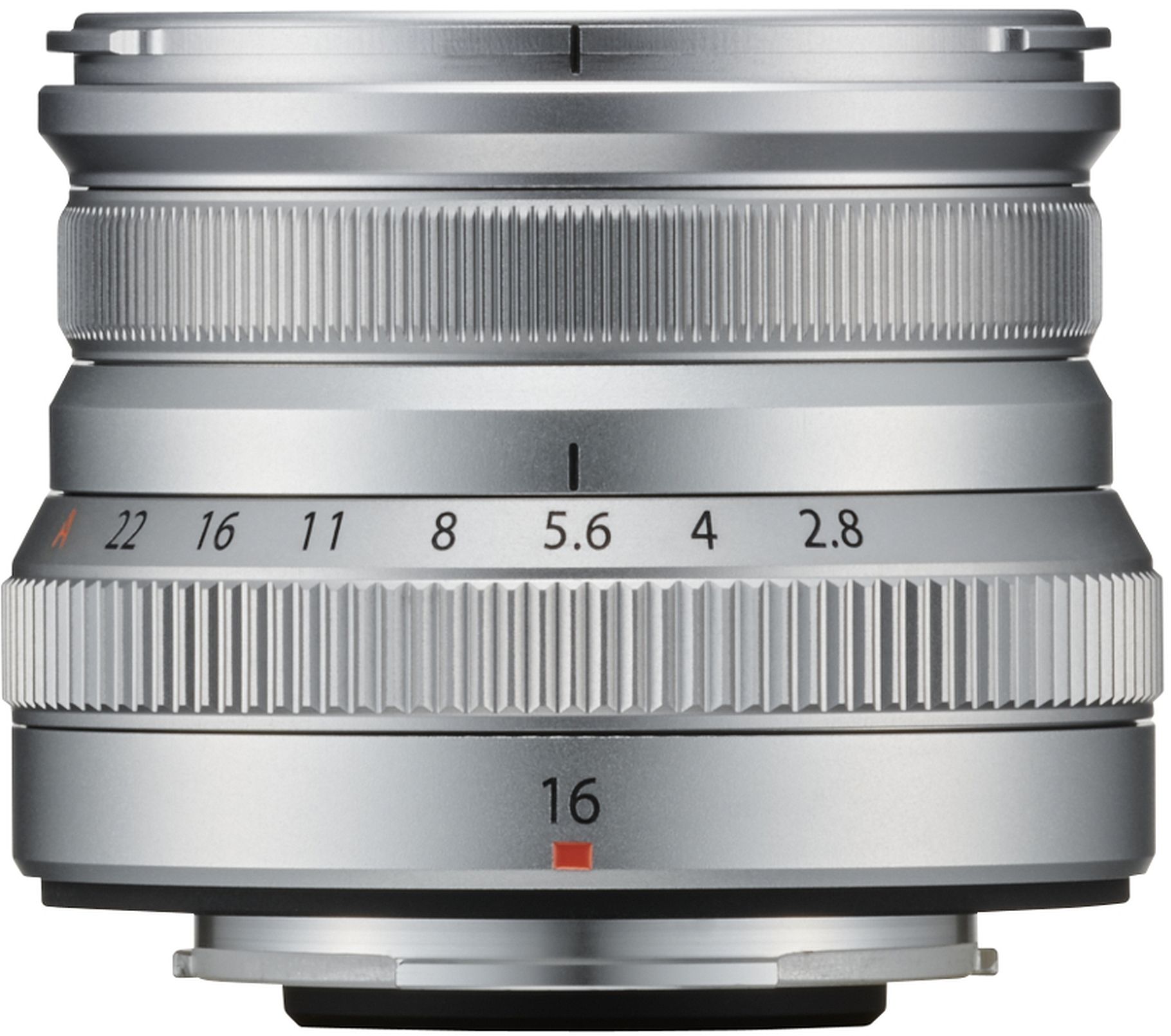 Fujifilm XF16mm f2.8 R WR silver