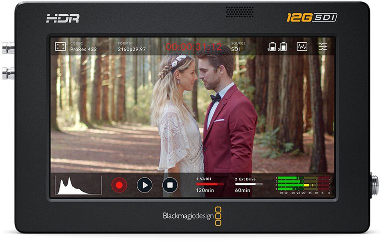 Blackmagic Video Assist 5 12G HDR Monitor with SD Card Recorder