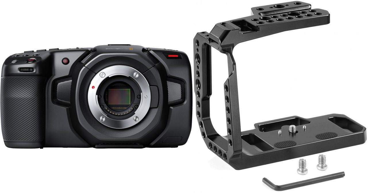 Blackmagic Pocket 4K + SmallRig 2254B Half Cage