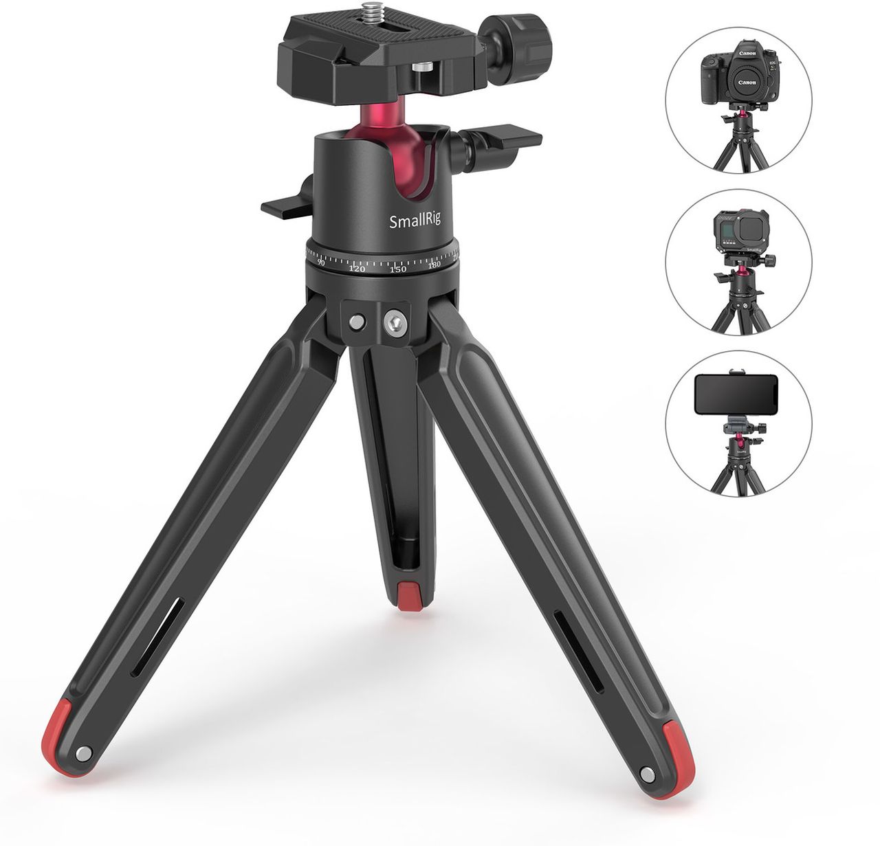 SmallRig 2664 Tabletop tripod with ball head