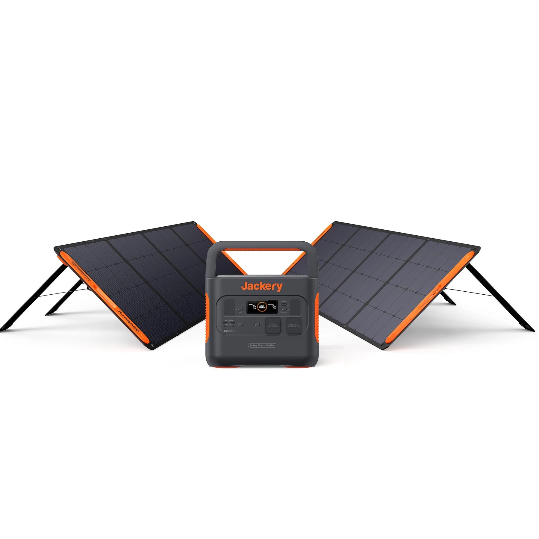 Jackery Explorer 2000 EU Pro + 2 x SolarSaga 200 