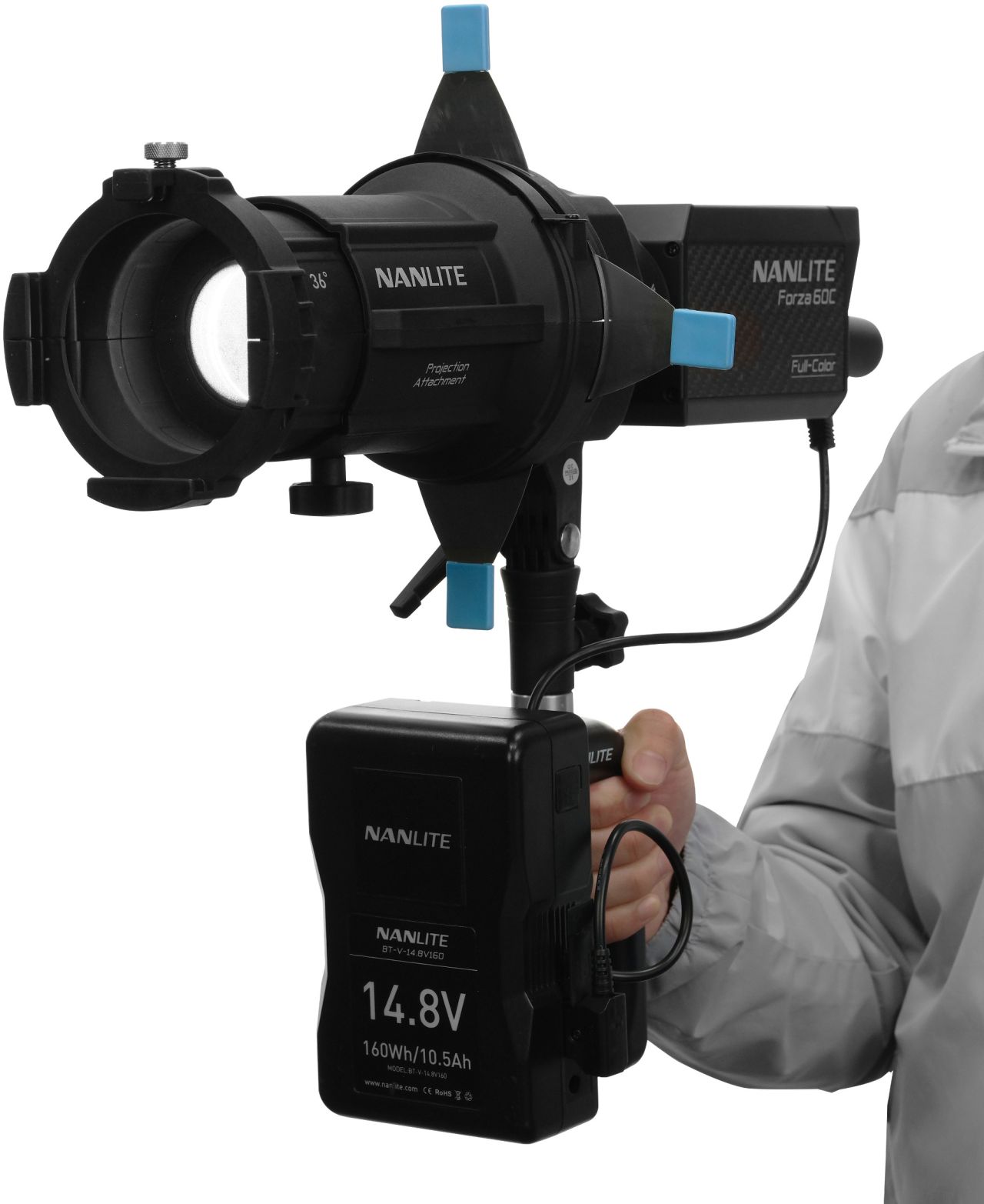 NANLITE Reportage- und Studio-Scheinwerfer Forza 60C Full-Color