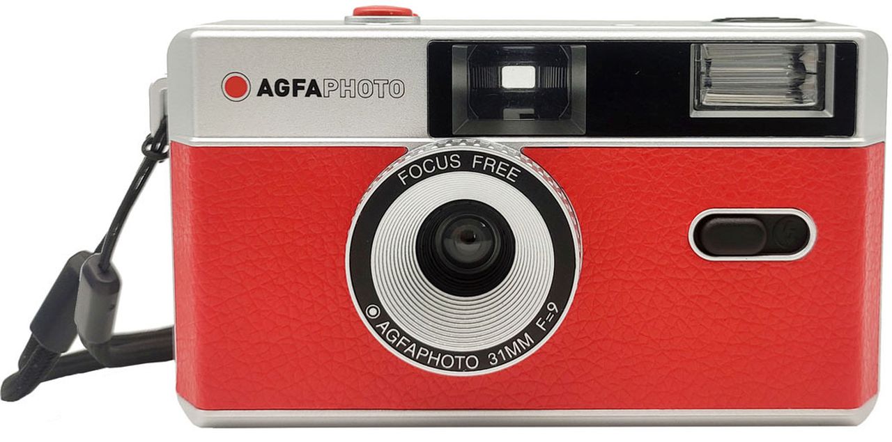 AgfaPhoto Caméra analogique 35mm rouge