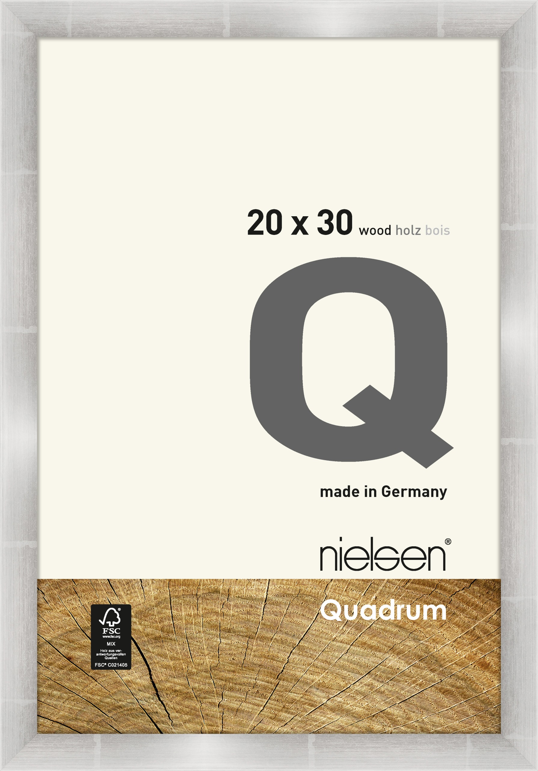 Zubehör  Nielsen Holzrahmen 6535008 Quadrum 20x30cm anthr.