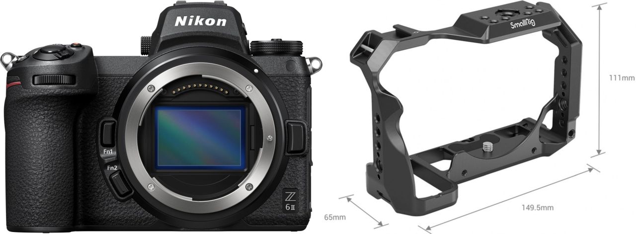 Nikon Z6 II Housing + SmallRig 2926 Cage