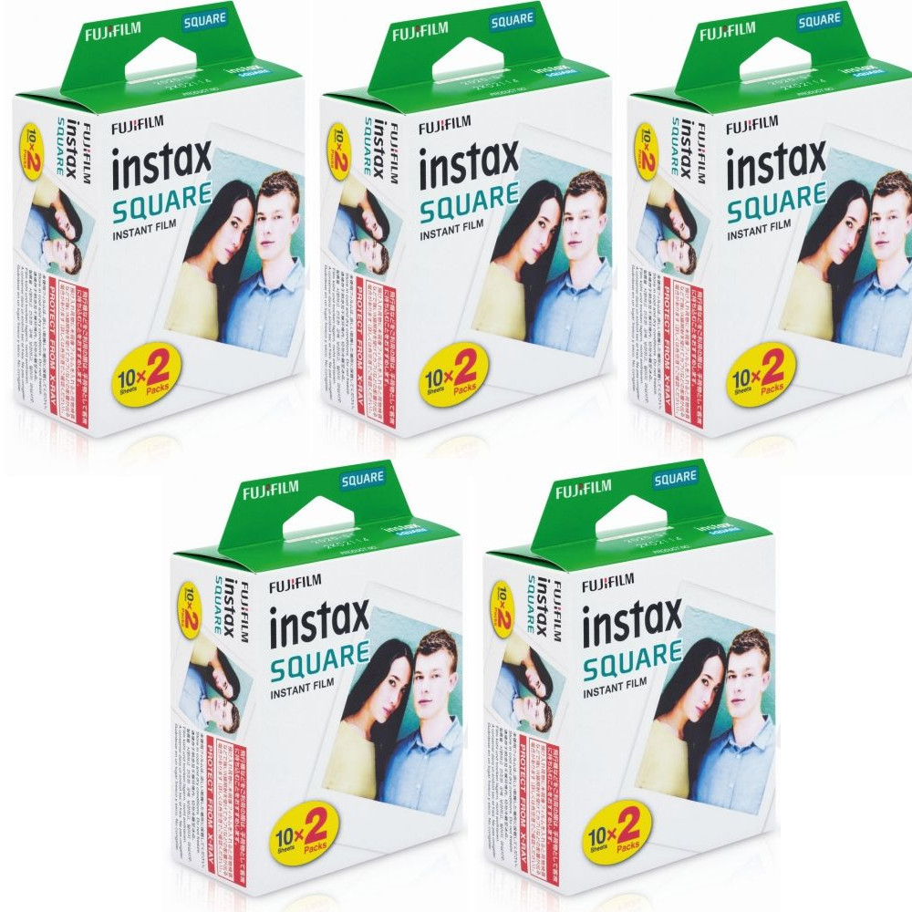 Fujifilm Instax Square Film DP 5 pack for 100 photos