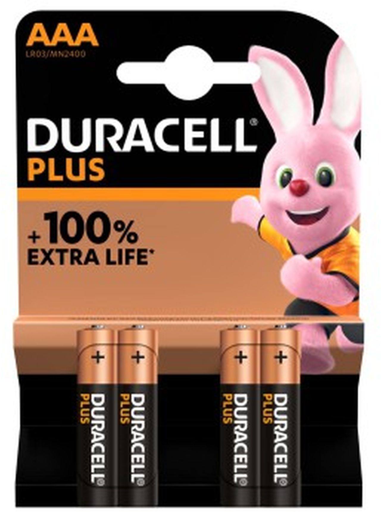 Duracell MN2400 Plus AAA 4er Blister