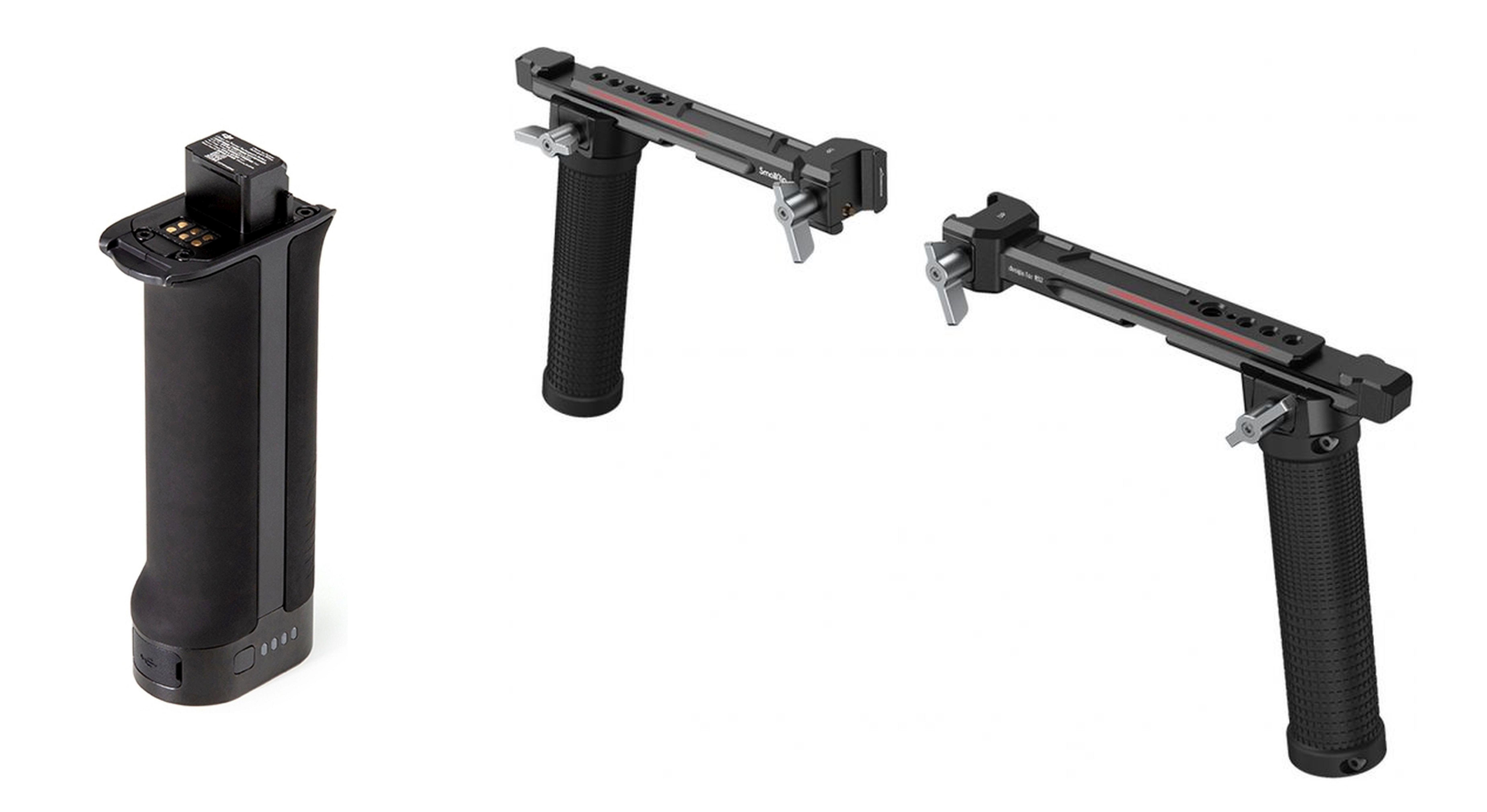 DJI RS2 BG30 Grip + SmallRig 3027 Dual Handle