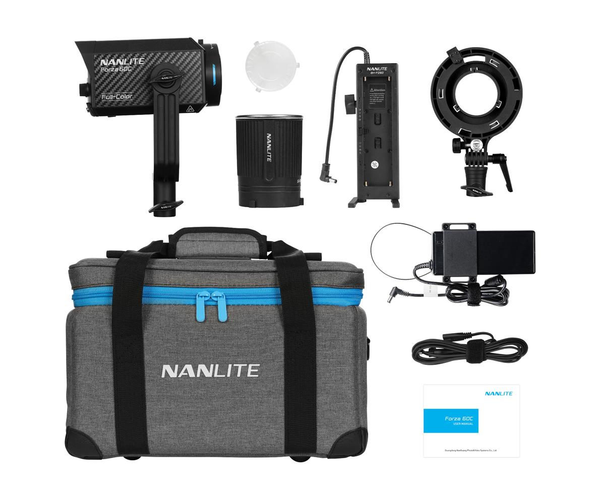 NANLITE Reportage- und Studio-Scheinwerfer Forza 60C Full-Color