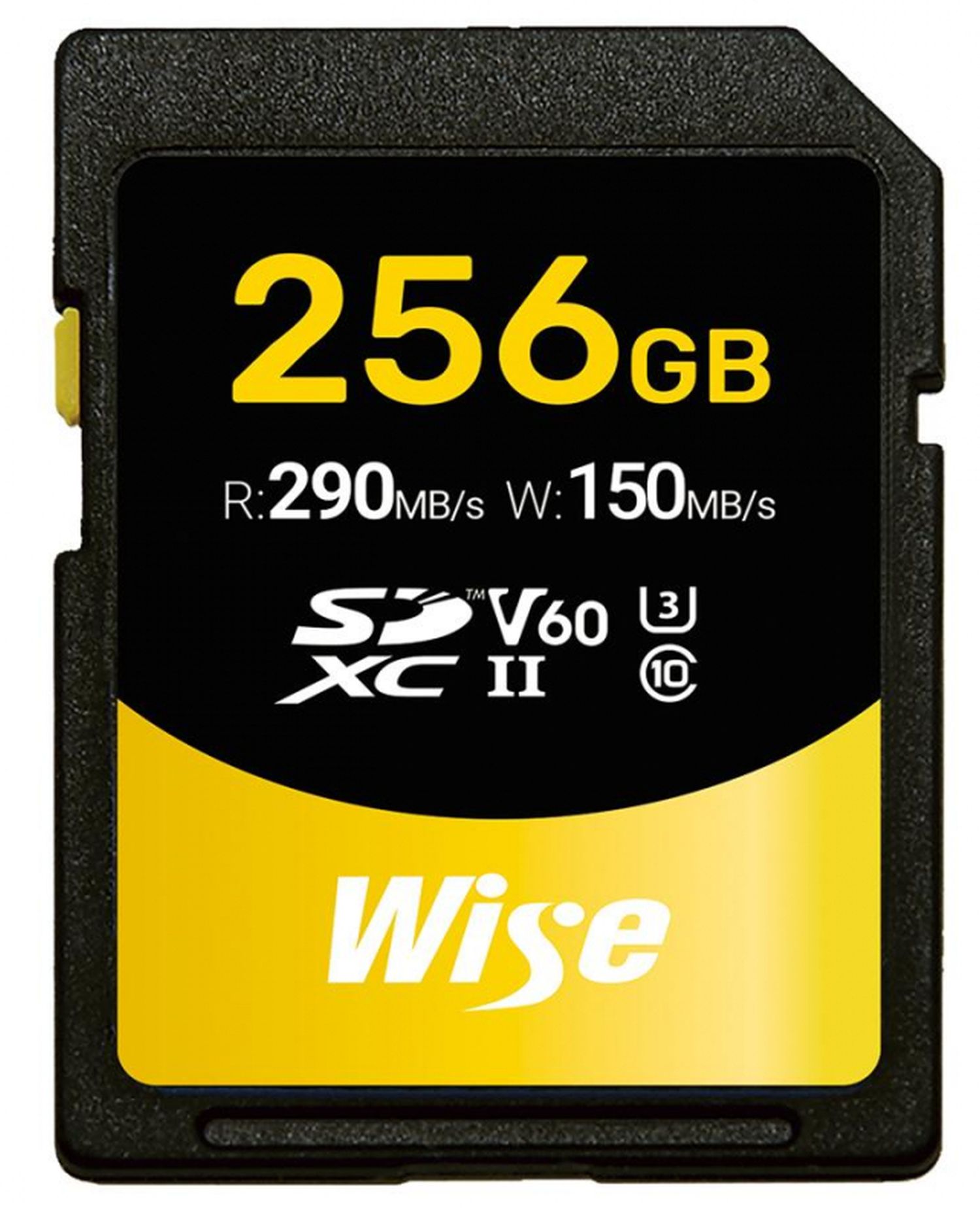 Wise SDXC UHS-II V60 256GB Memory Card
