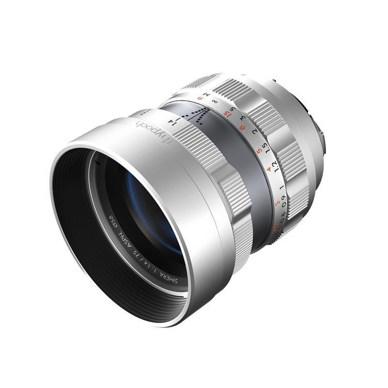 Thypoch Simera 75mm f1.4 Leica M-Mount silver - Foto Erhardt