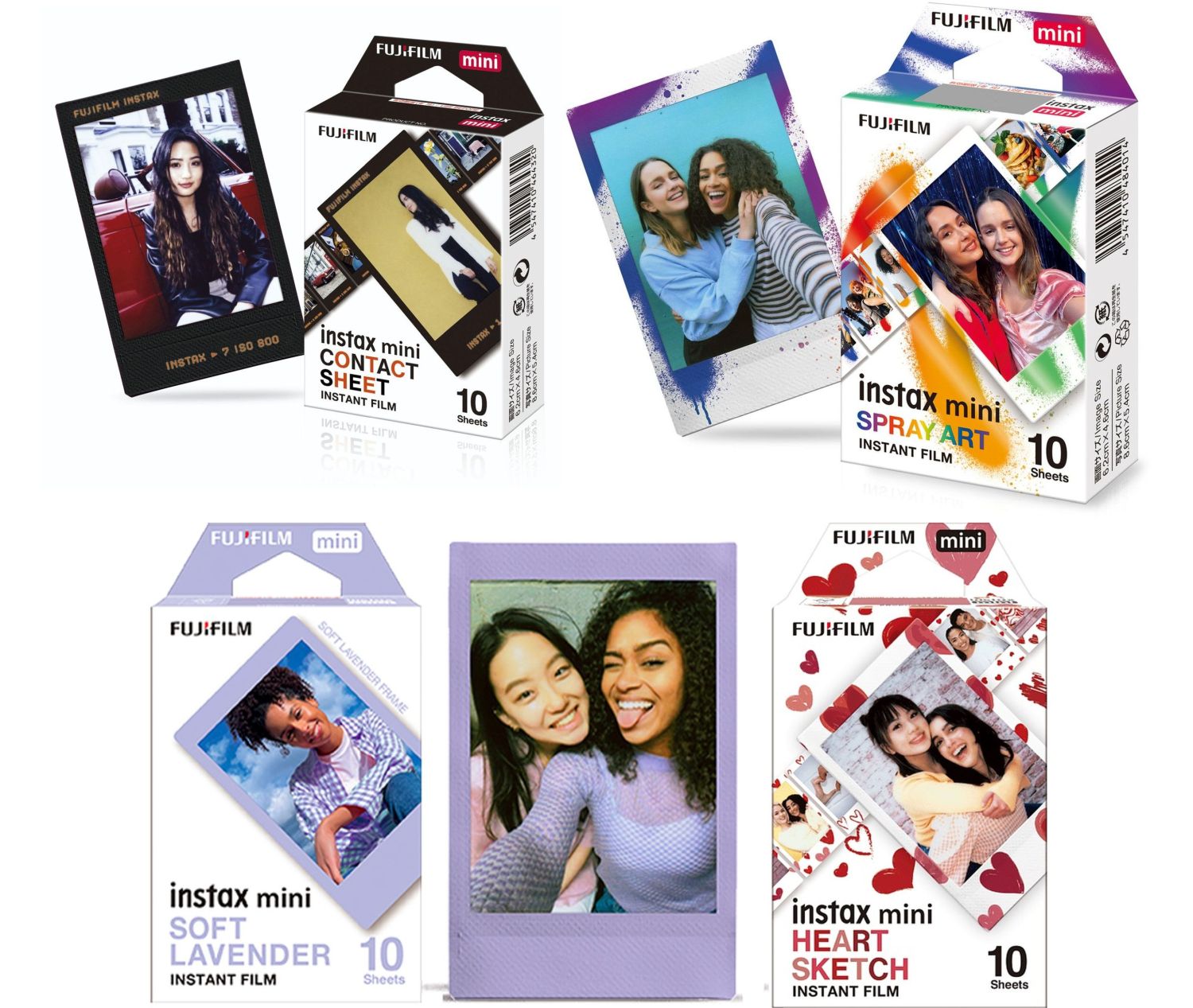 Fujifilm Instax Mini Themen-Film-Set 