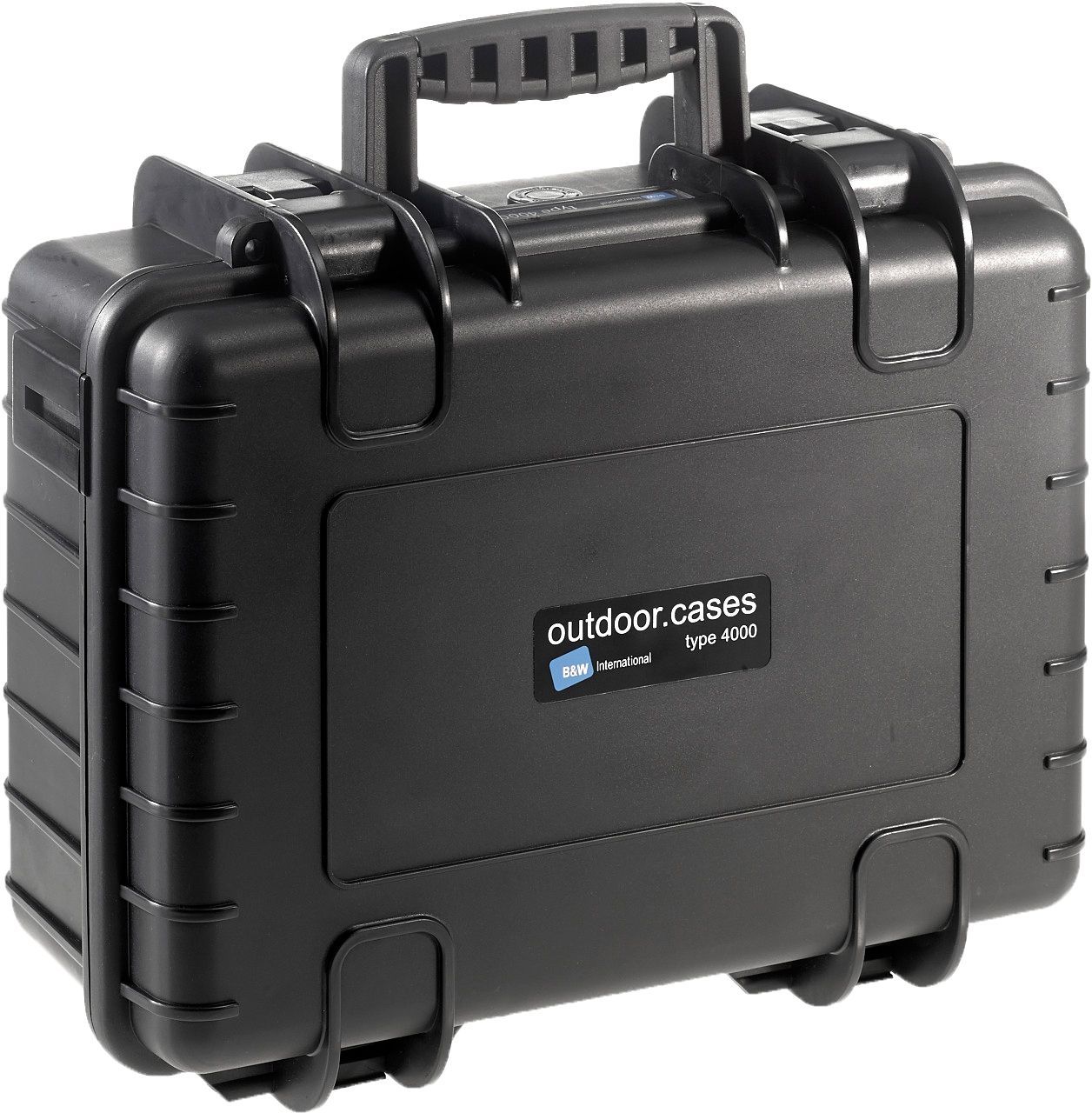 B&W Case Type 4000 RPD schwarz mit Facheinteilung
