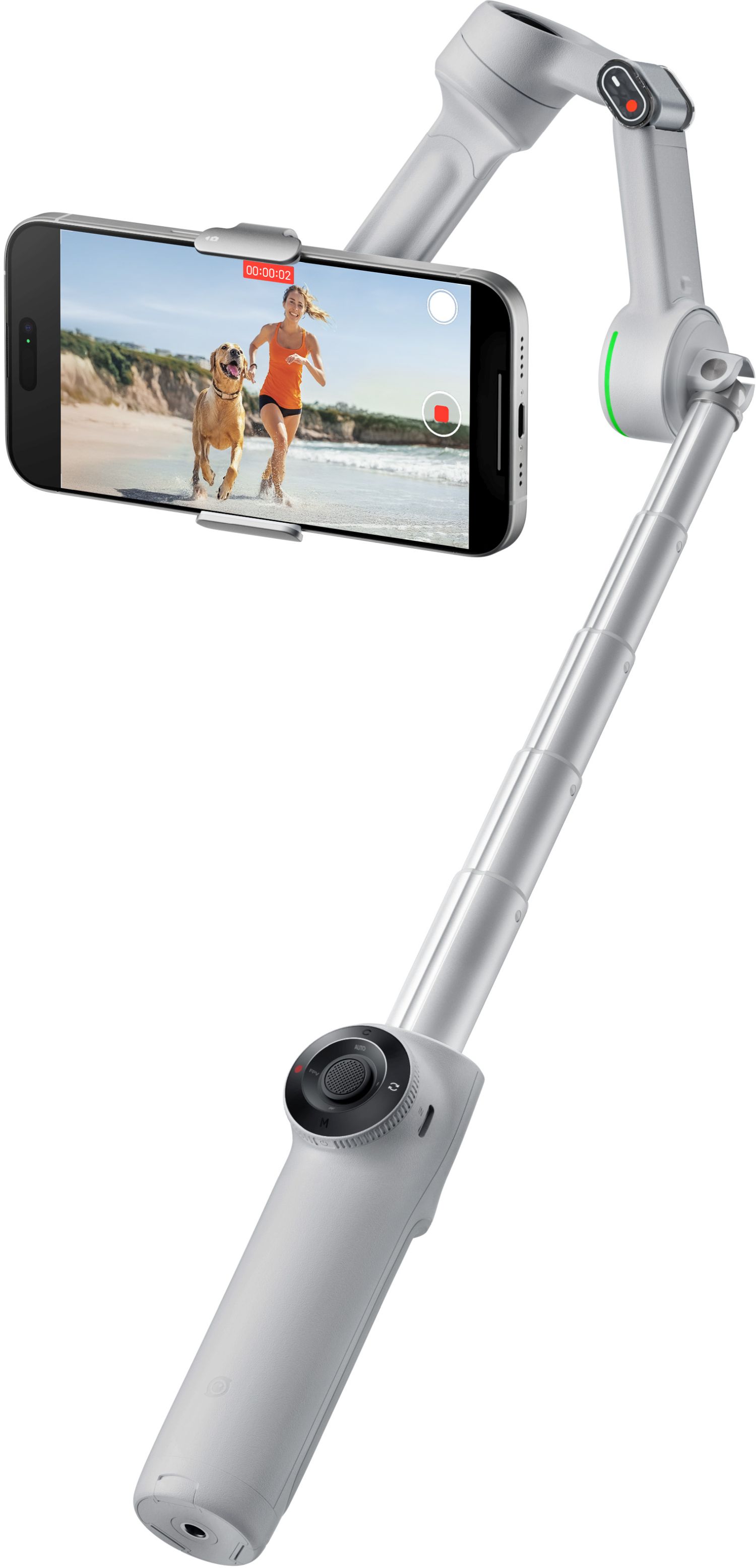 INSTA360 Flow 2 Pro AI Tracker Bundle Stone Gray + Mic Air (1 TX+1