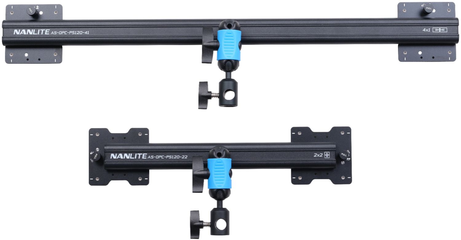 NANLITE AS-DPC-PS120 Kit - Connecting rails (4x1 and 2x2)