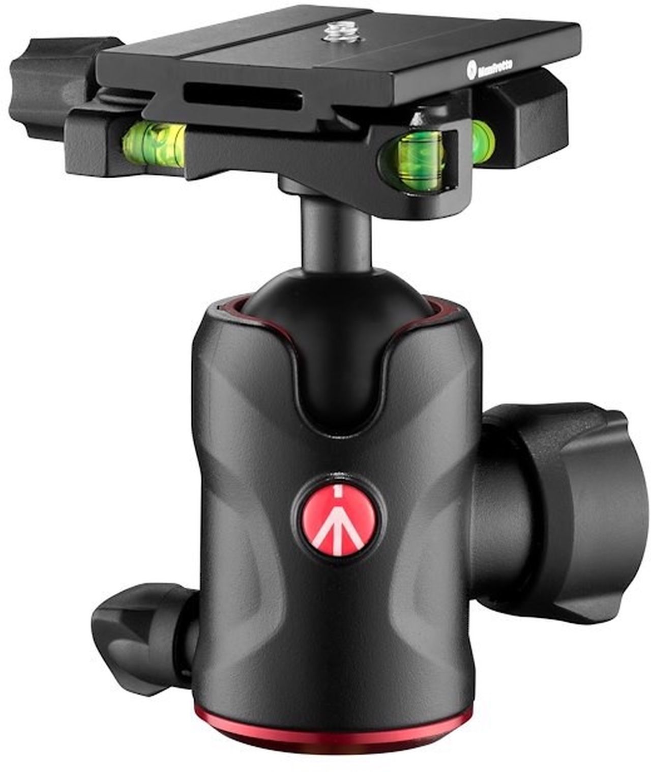 Technical Specs  Manfrotto MH496-Q6 Central ball head with Top Lock plate