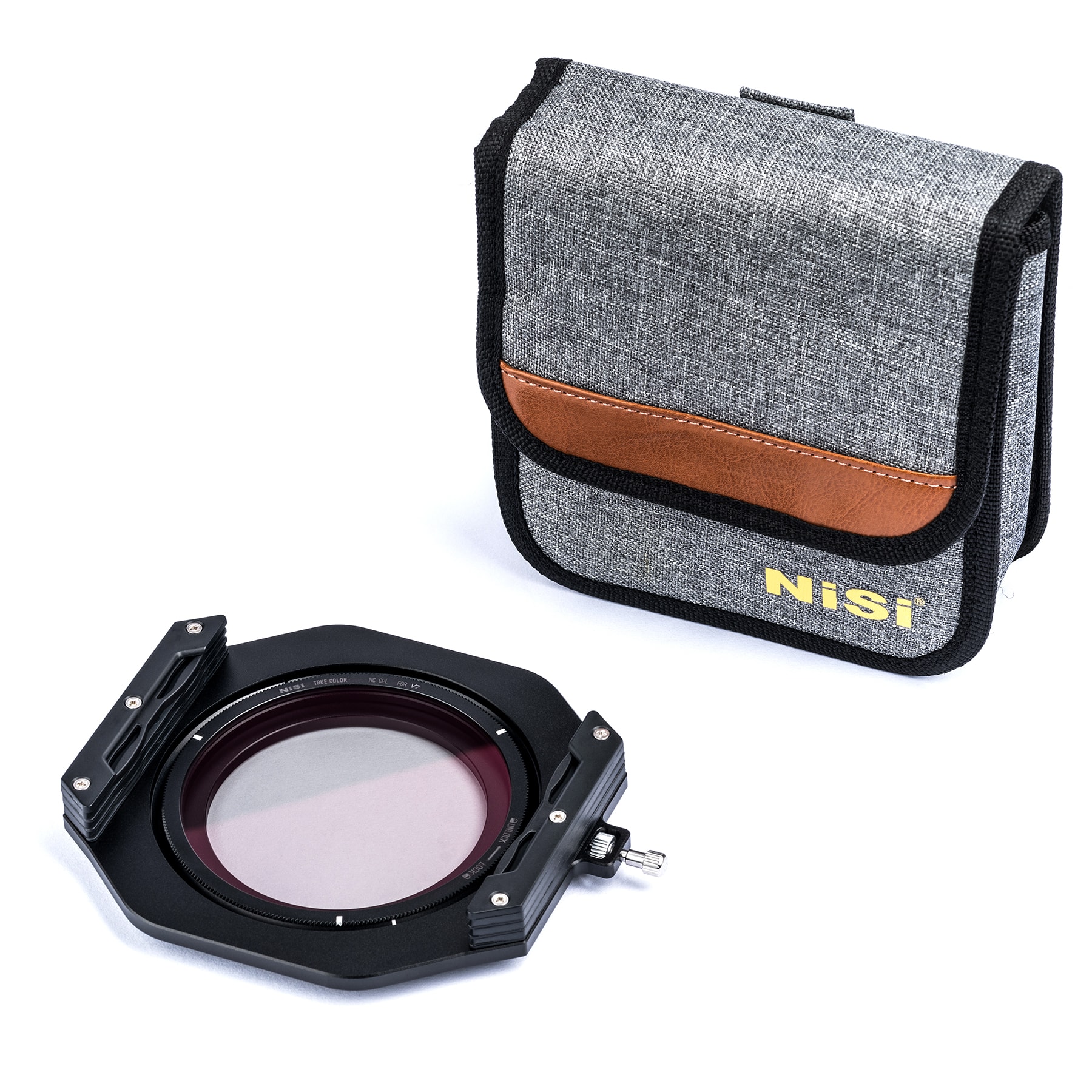 Nisi Filterhalter-Set V7 True Color CPL mit 3 Adapterringen 67/72/77mm