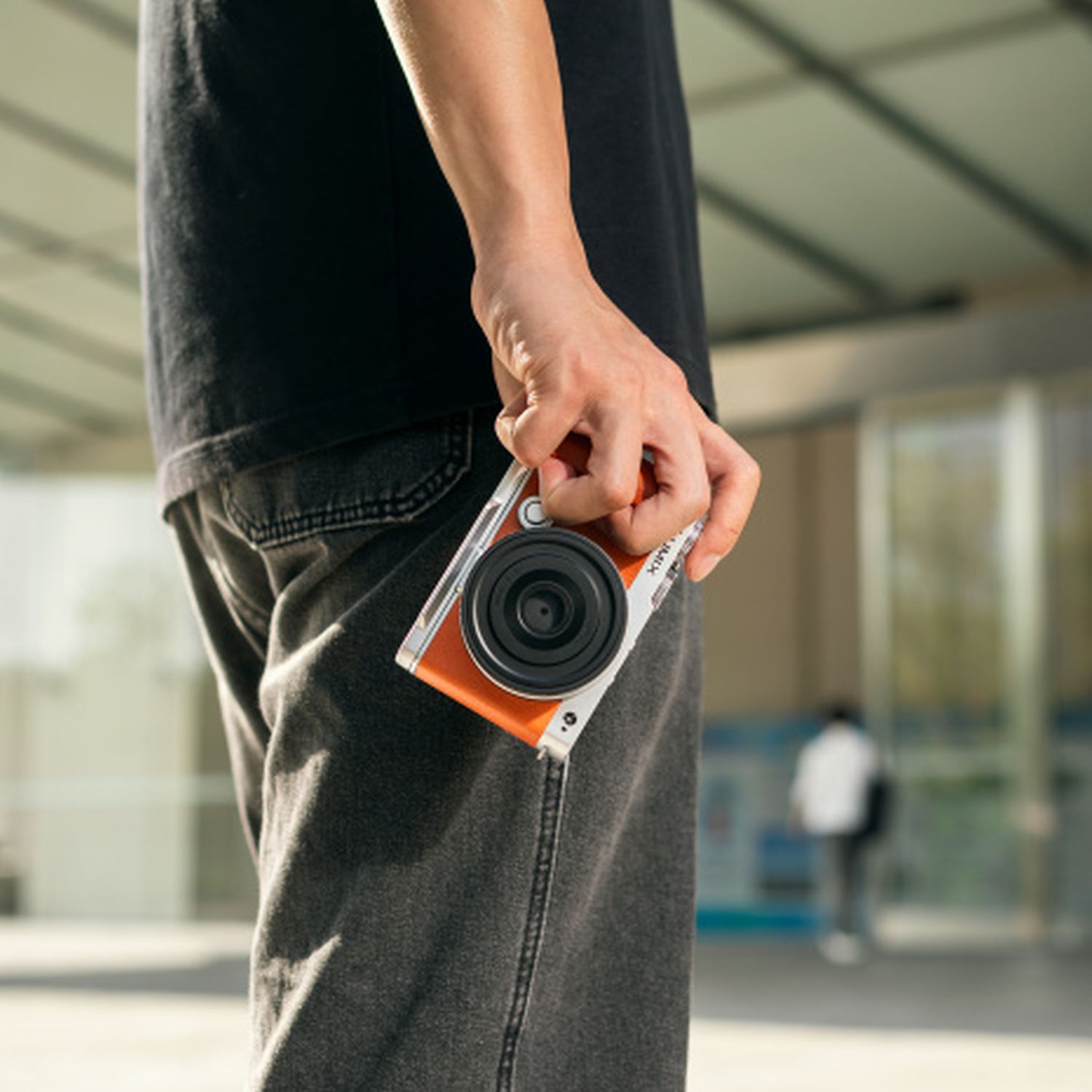 SmallRig 5052 L-Shape Handle for Panasonic Lumix S9 Orange - Foto