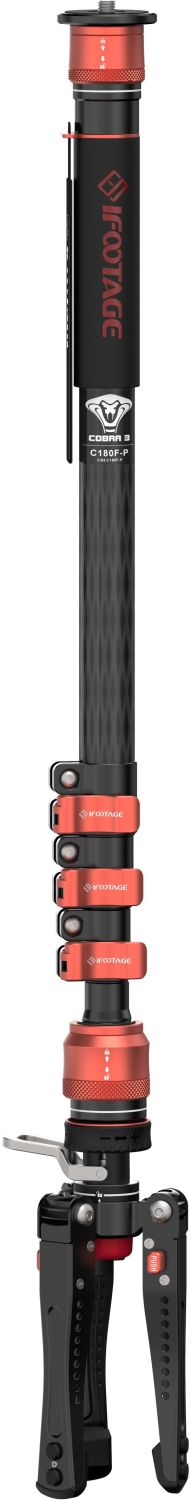 iFootage Cobra 3 Carbon fiber Flip lock Pedal Monopod