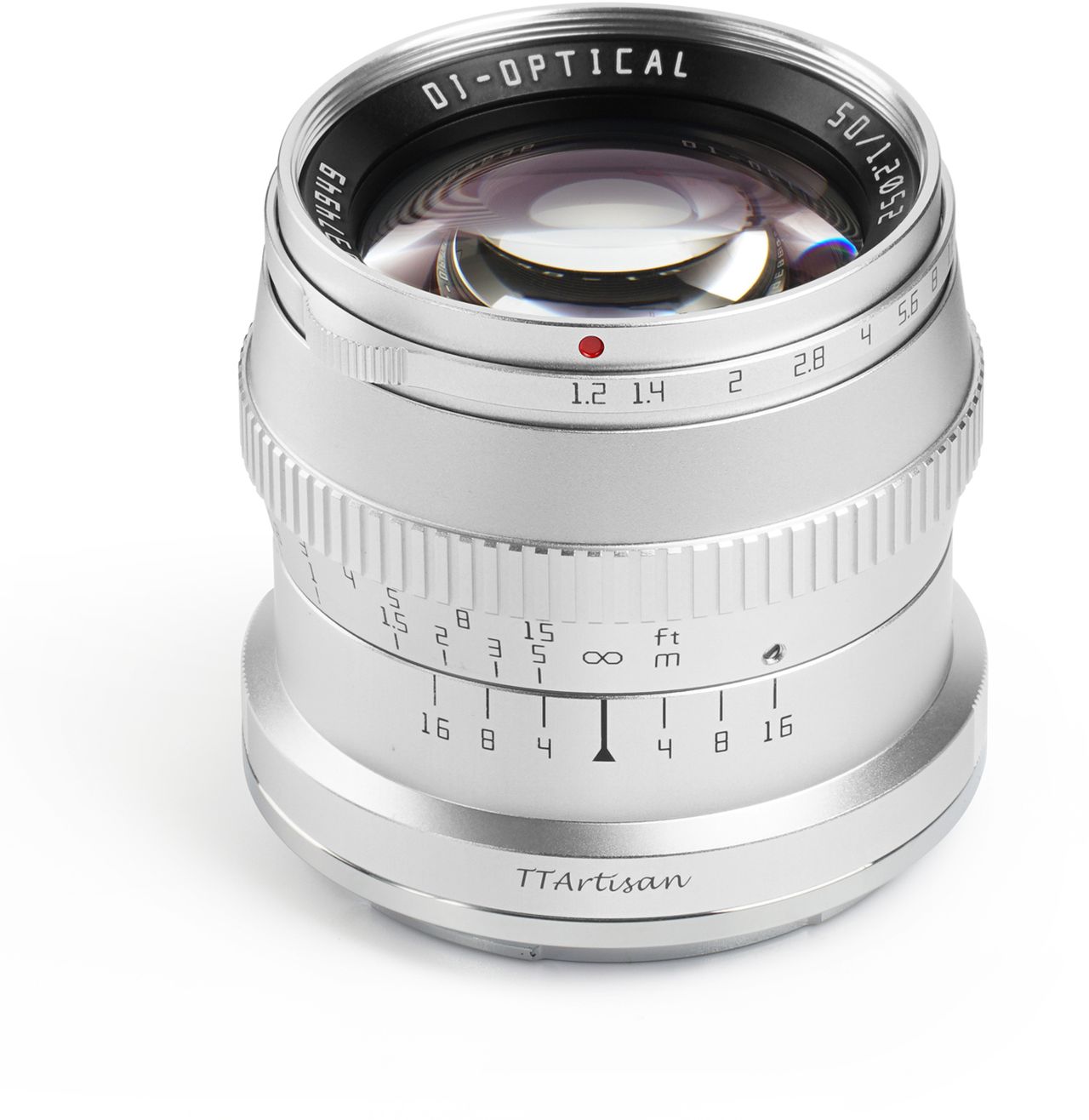 TTArtisan 50mm f1,2 Canon EF-M argent