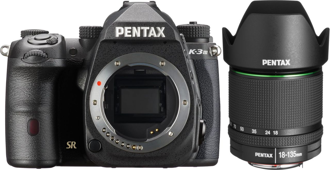 Pentax K-3 Mark III noir + 18-135mm WR