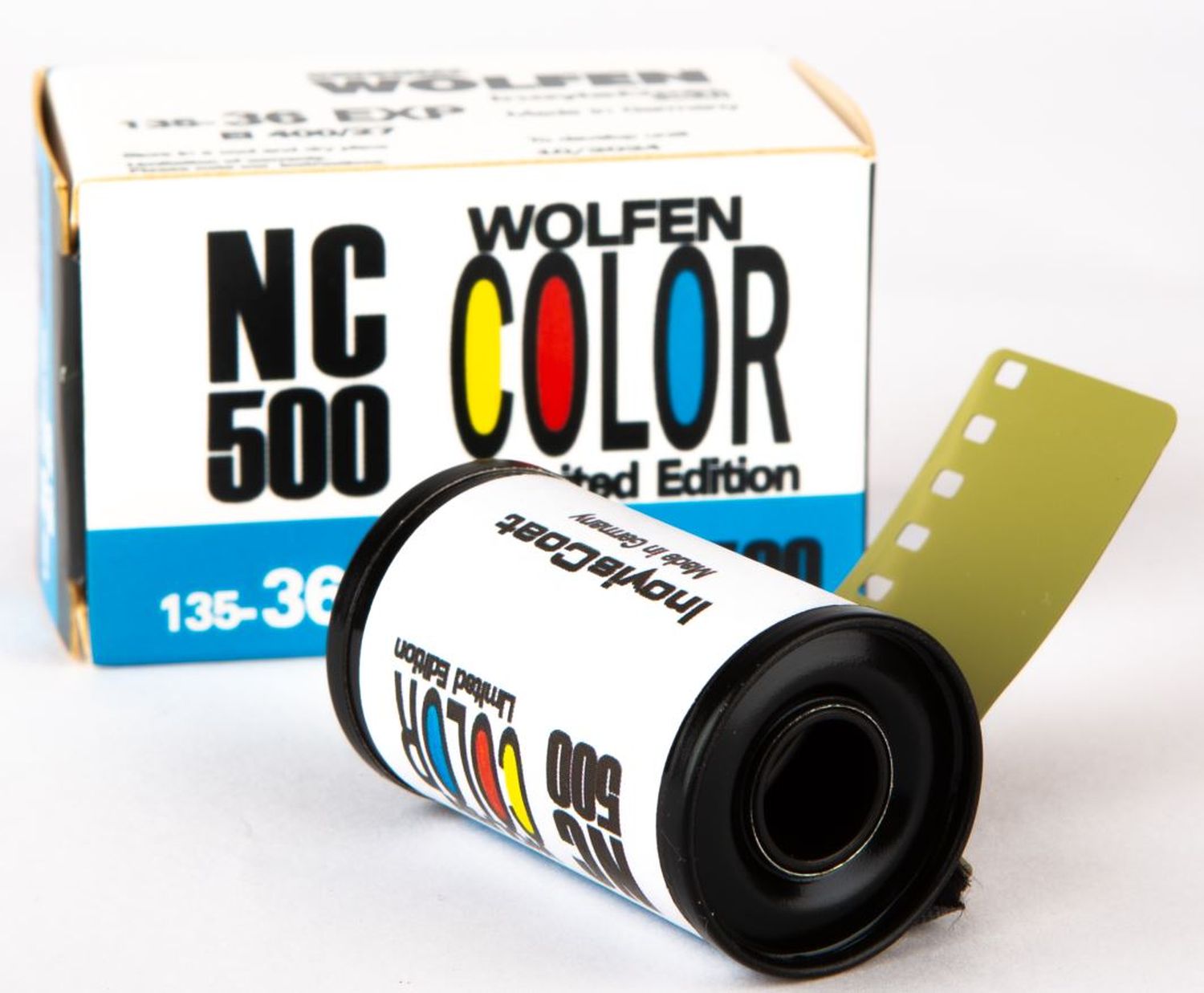ORWO WOLFEN Color Negativfilm NC500 Kleinbild 36 Aufnahmen