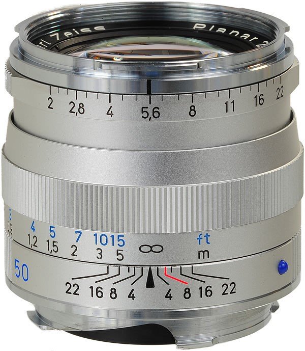 ZEISS Planar 50mm f2 M mount silver