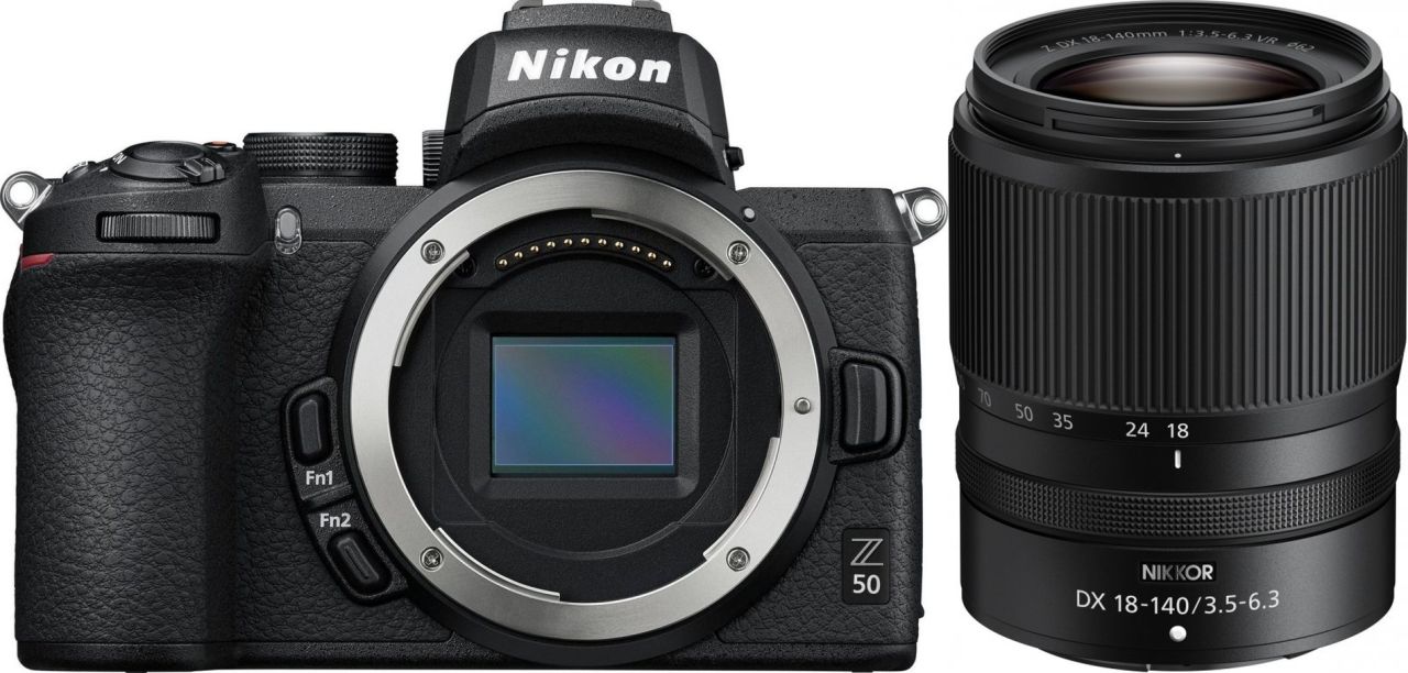 Nikon Z50 + 18-140mm f3,5-6,3 VR - Kameras