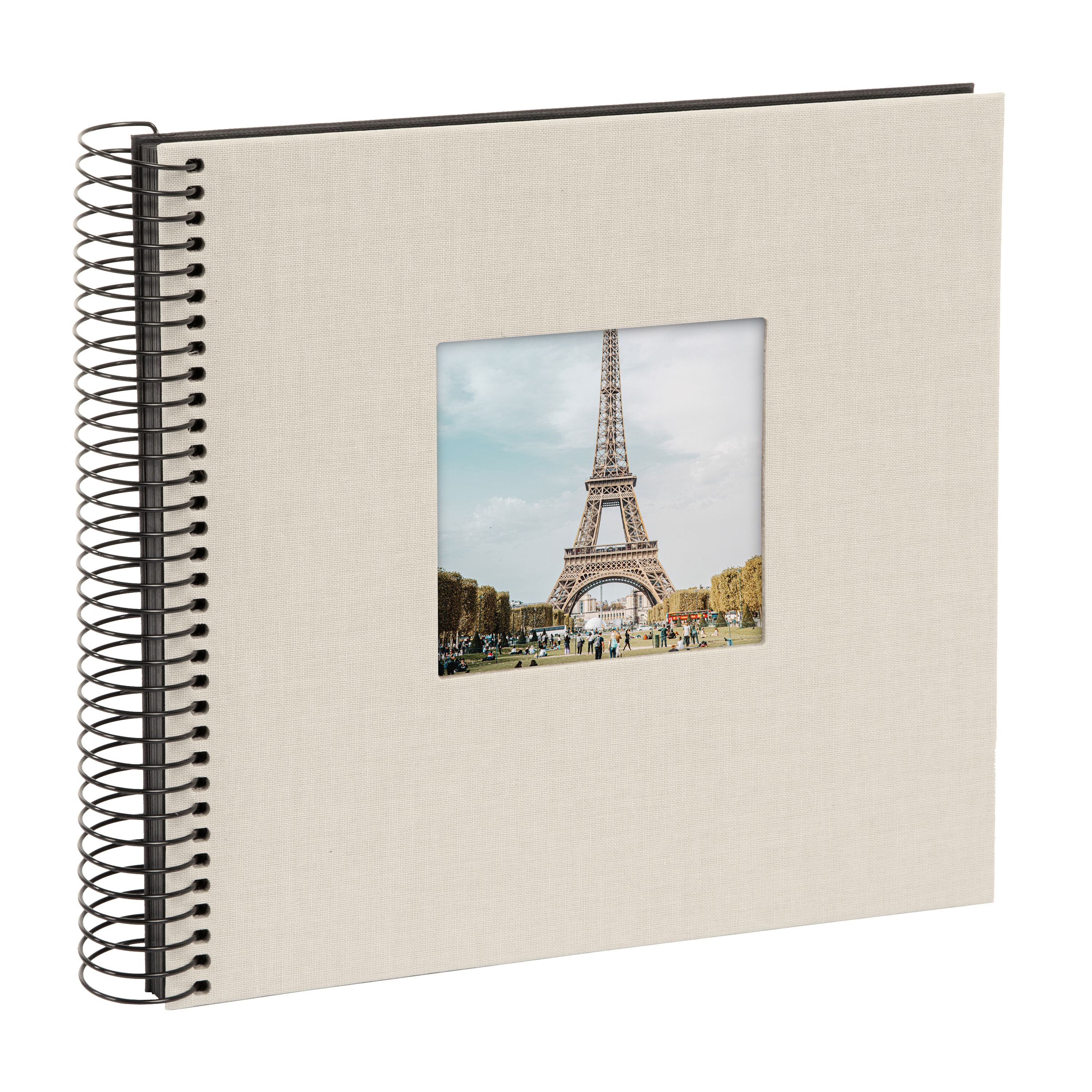 Goldbuch Spiral album 12723 Bella Vista 20x20cm black pages sand gray