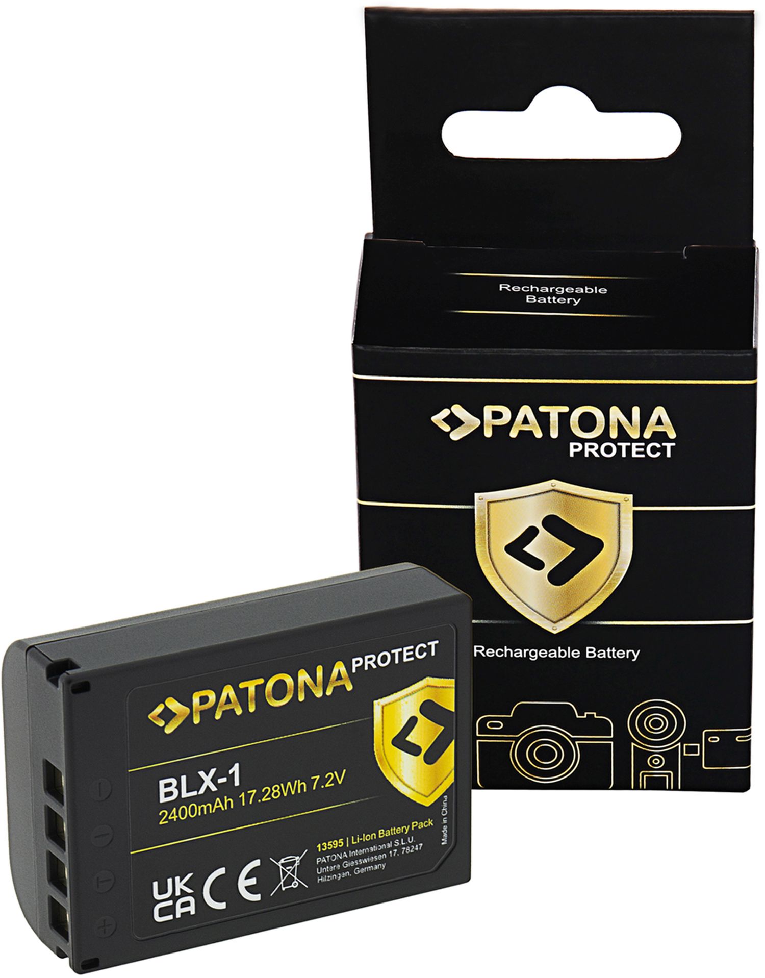 PATONA PROTECT rechargeable battery Olympus BLX-1