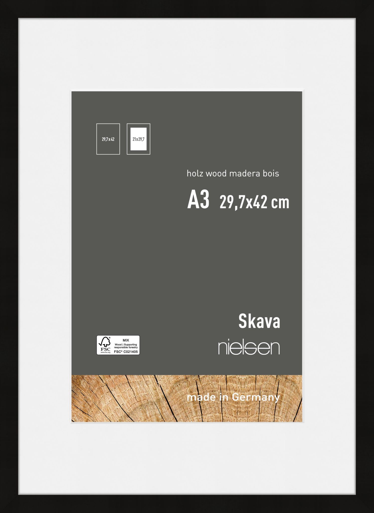 Nielsen Skava 6324100 29,7x42cm schwarz