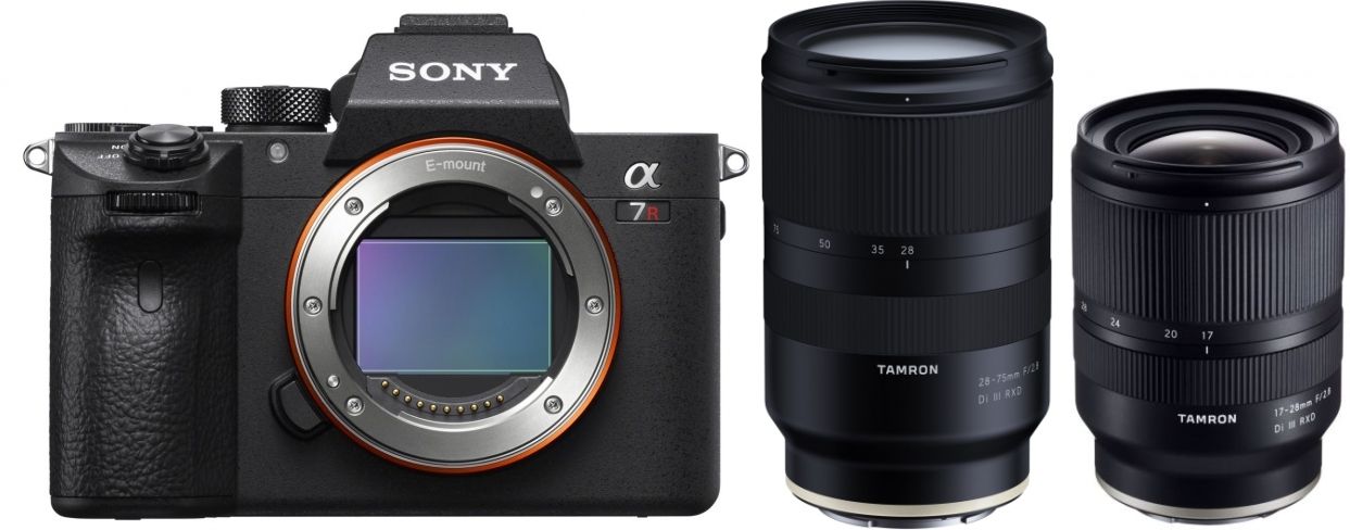 Sony Alpha 7R Mark III + Tamron 27-28mm + Tamron 28-75mm Sony E-mount