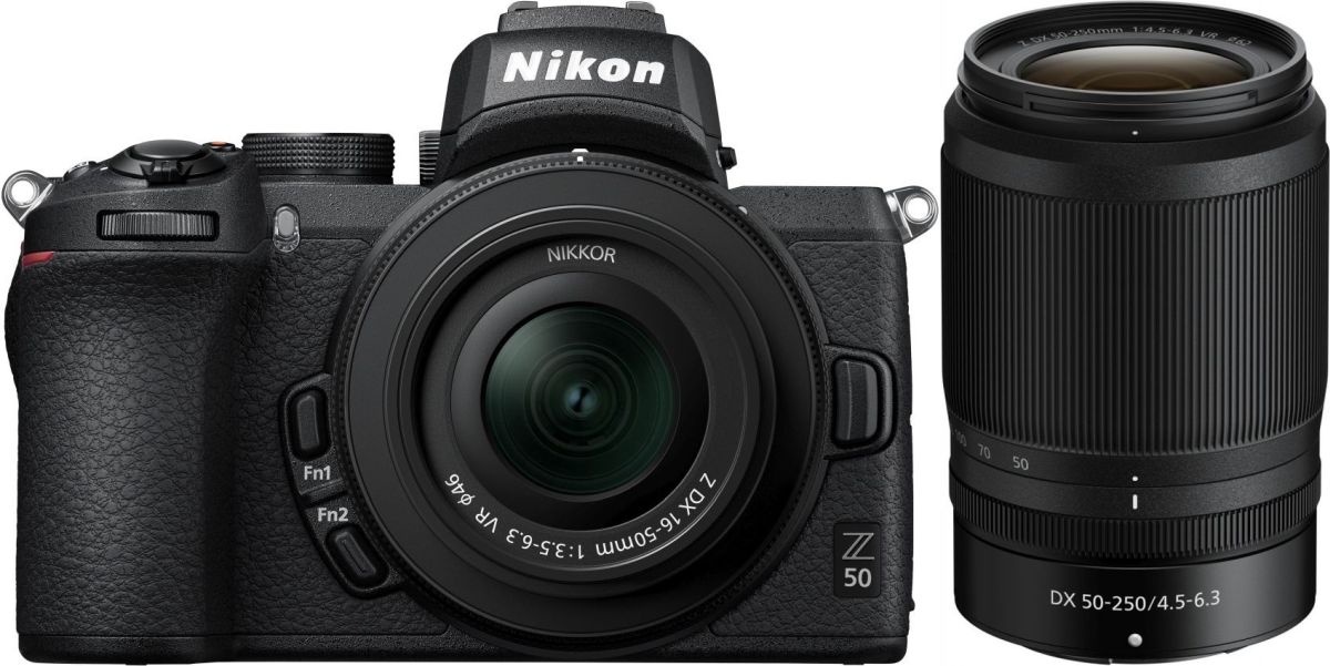 Nikon Z50 + DX 16-50mm f3.5-6.3 VR + DX 50-250mm f4.5-6.3 VR