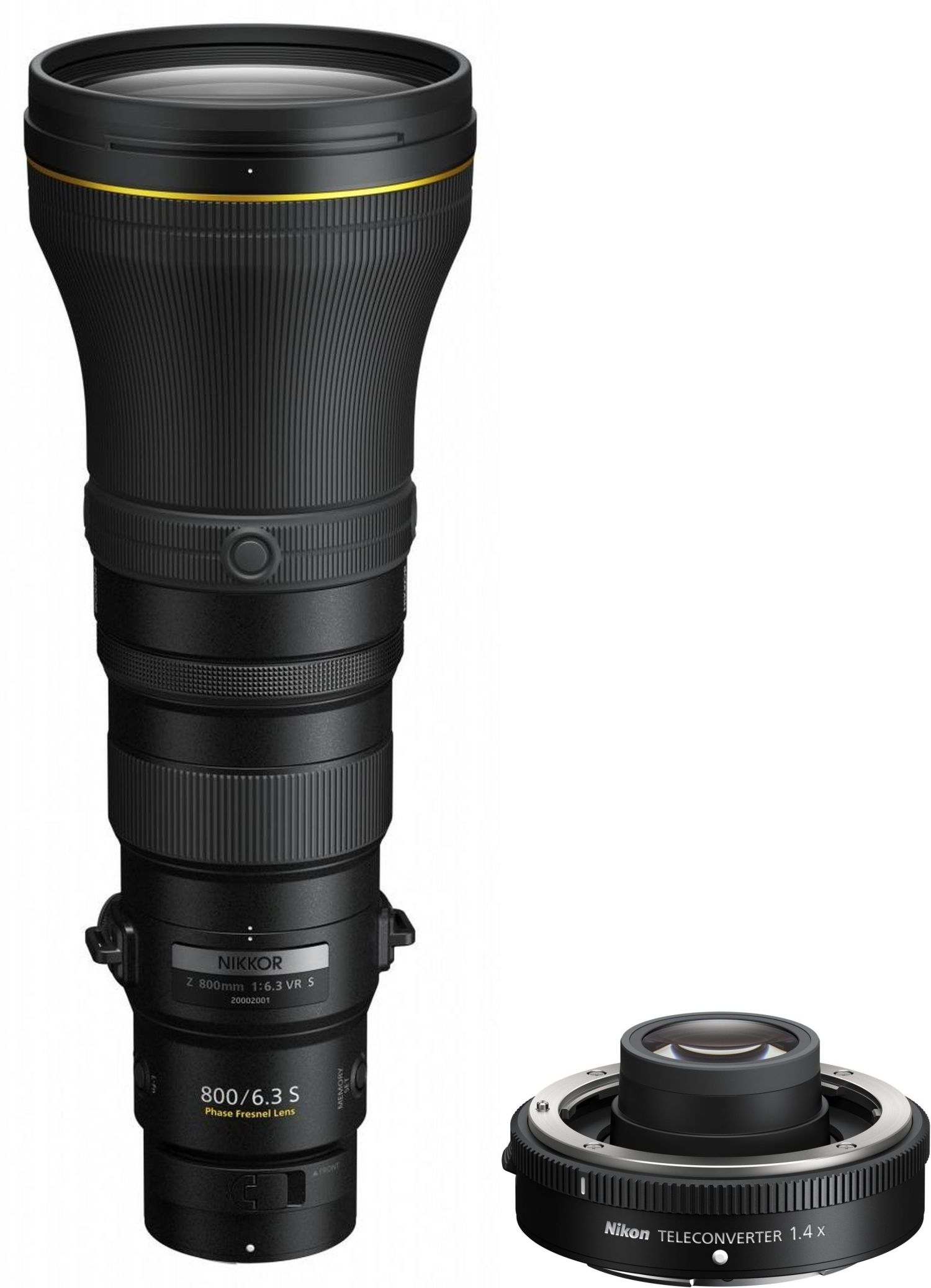 Nikon Nikkor Z 800mm f6,3 VR S + convertisseur 1,4x