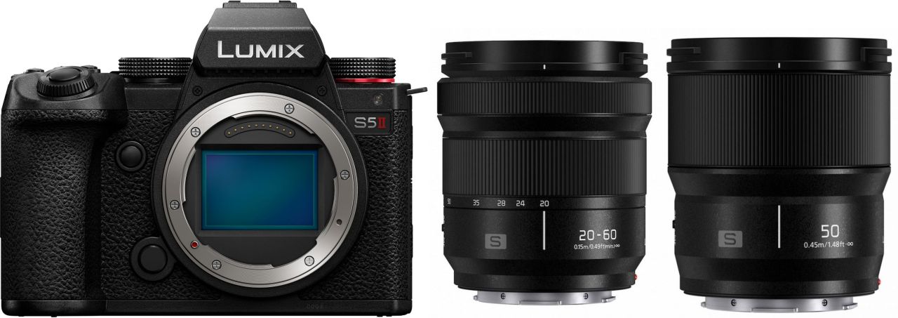 Panasonic DC-S5 II + S 20-60mm f3.5-5.6 + S 50mm f1.8 Bulk