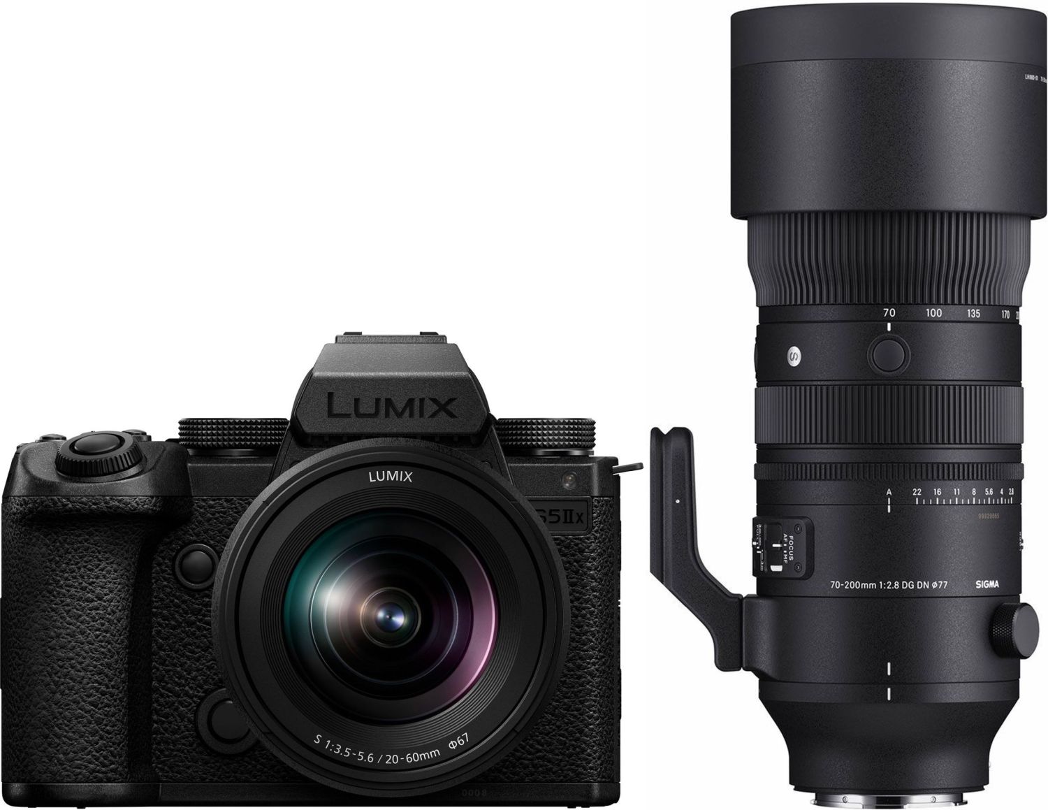 Panasonic DC-S5 IIX + S 20-60 + Sigma 70-200mm f2,8 DG DN OS (S)