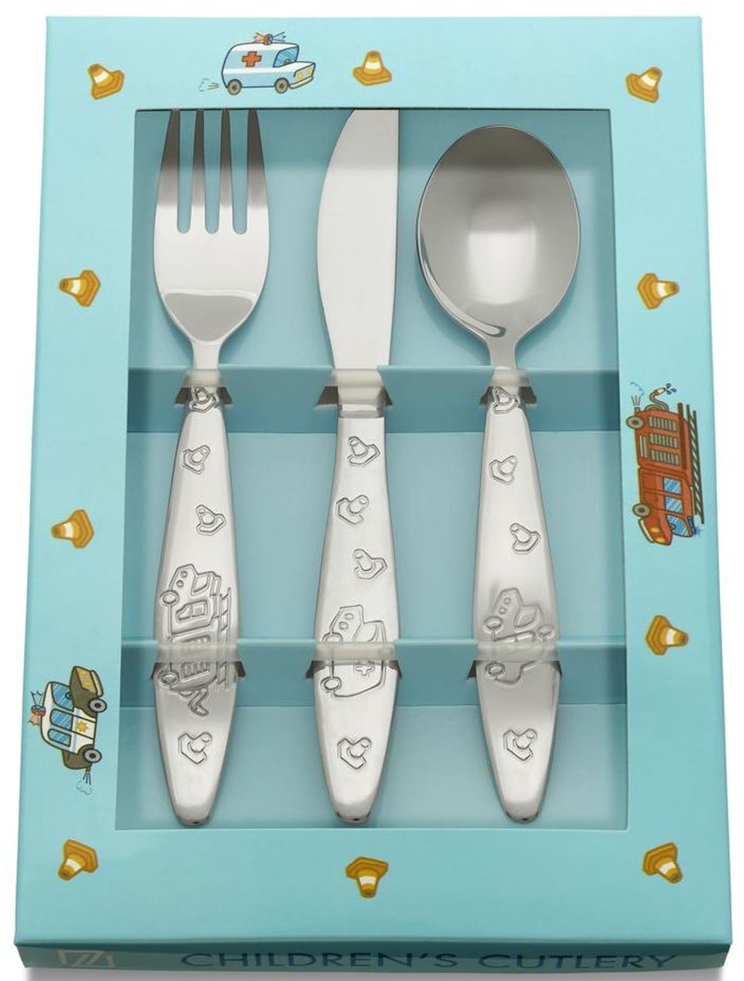 Zilverstad 452070 Childrens cutlery set for emergency vehicles 3 pcs.