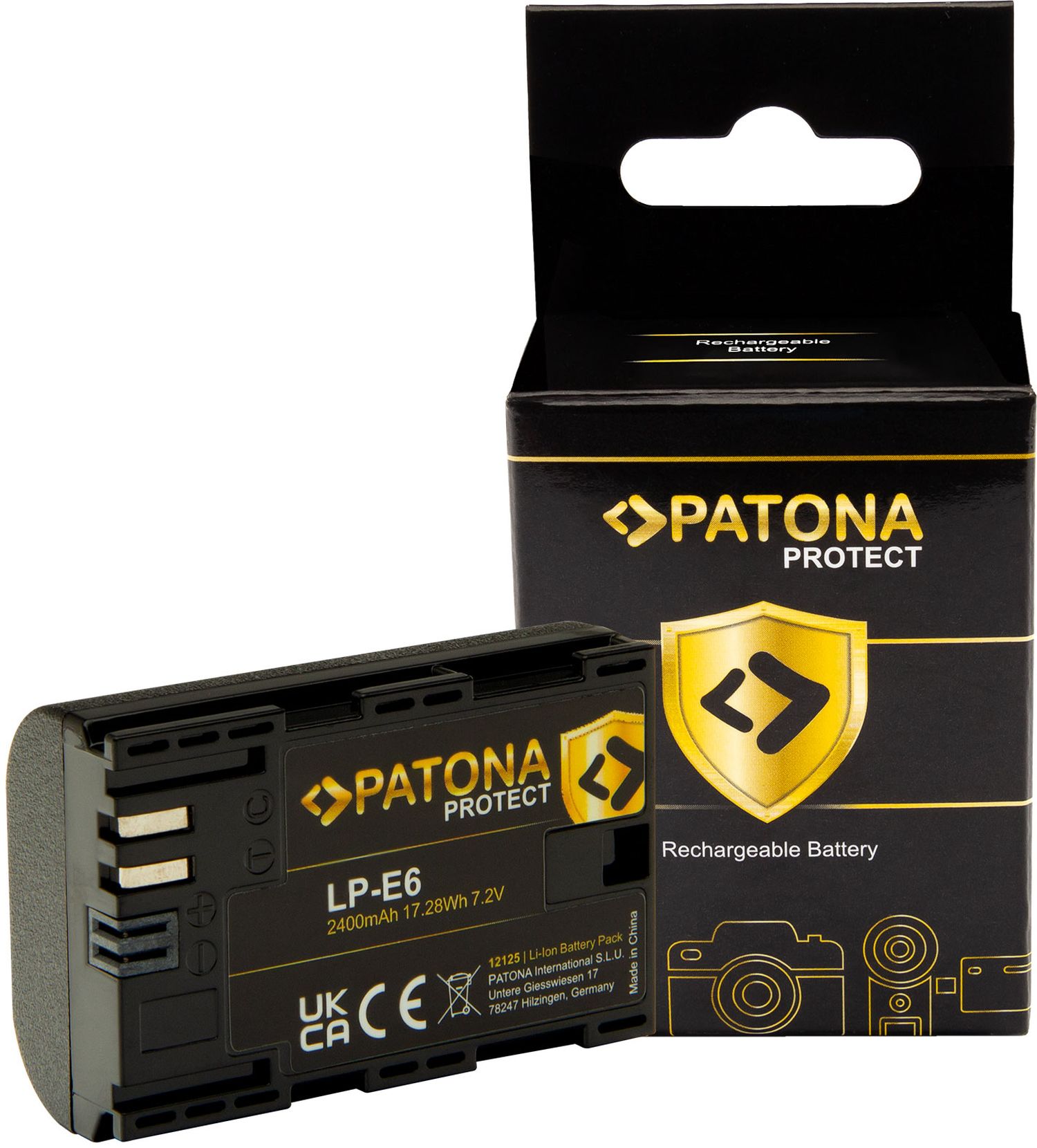 PATONA PROTECT Akku Canon LP-E6